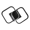 Lustra LED Dorothee Romburi Suprapuse 18W Lumina Rece Calda Neutra Negru, Alessandro DESIGN