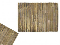 Gard din bambus natural pentru gradina sau curte, dimensiuni 1.5x4m foto