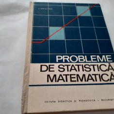 PROBLEME DE STATISTICA MATEMATICA - G Ciucu, V. Craiu,RF 13/2