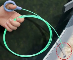 Perie de curățare a orificiilor de scurgere la mașini, 3m