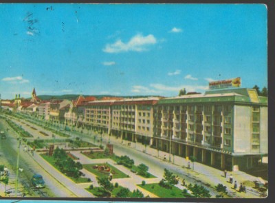 CPI B14462 CARTE POSTALA - TARGU MURES. PIATA TRANDAFIRILOR, RPR foto