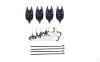 Set 4 senzori hakuyo cu 4 swingere cu led si 4 picheti