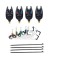 Set 4 senzori hakuyo cu 4 swingere cu led si 4 picheti