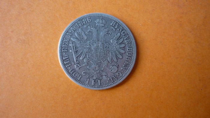 1 FLORIN 1886 ARGINT