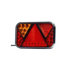 Lampa spate 200x130, LED, 5 functii, cu ceata, Fristom Cod: FT-270 L NT PM Automotive TrustedCars