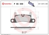 BREMBO P 65 030 PRIME LINE set placute frana,frana disc