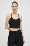 Roxy top de yoga Rise &amp; Vibe culoarea negru, ERJKT04116