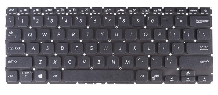 Tastatura Laptop, Asus, VivoBook 14 X412DA, X412FA, X412FJ, X412UA, argintie, layout US