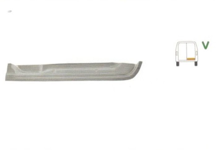 Element reparatie usa Mercedes SPRINTER 209-524 (906) , 07.2006-10.2013, VW CRAFTER (2E), 12.2005-2017 (pt modele cu 2 usi spate), partea dreapta, pa