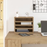 vidaXL Organizator birou Stejar artizanal 36x26x29.5 cm Lemn de calitate