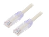 Patch cord U/UTP CAT6 LSZH Alb 0.5m