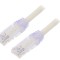 Cablu patch U/UTP Cat6 LSZH alb 0.5m
