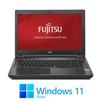 Laptop Fujitsu CELSIUS H780, i7-8750H, SSD, Display NOU, Quadro P600, Win 11 Home foto