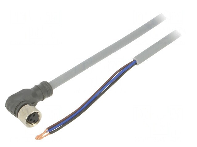 Cablu Conectare 3 PIN 5m M8 60VAC 4A 3 Fire PUR