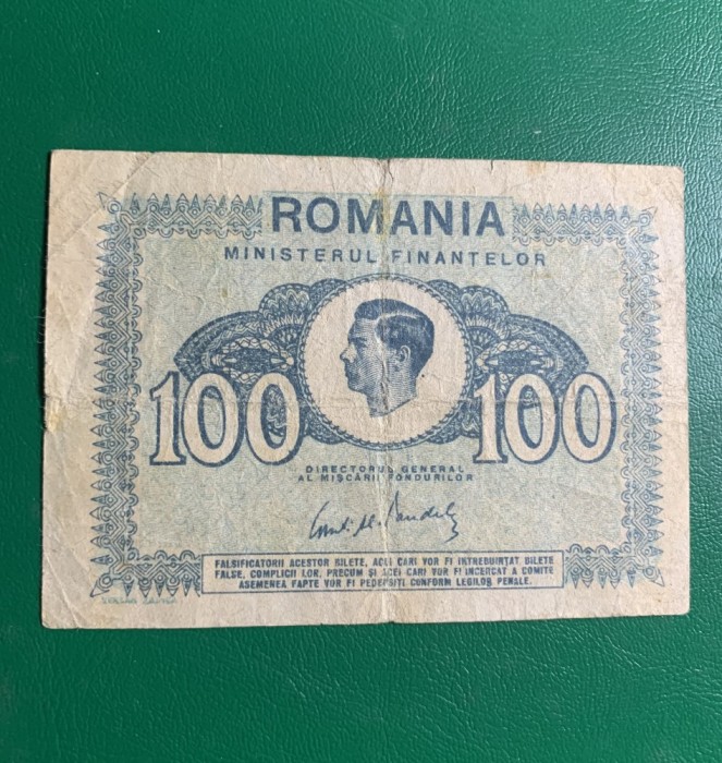 Bancnota 100 lei 1945