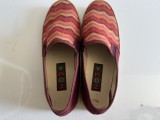 Espadrile OTTER sleep-on nr.41(buni pt nr.40), rosu-visiniu, noi