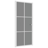 Cumpara ieftin Usa de interior, 93x201,5 cm, alb, sticla ESG si aluminiu