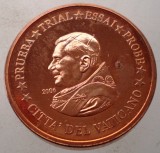 1.239 VATICAN PAPA IOAN PAUL II MODEL 1 EUROCENT 2006 SPECIMEN ESSAI PROBE, Europa