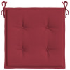 Perne scaune gradina 4 buc. rosu vin 50x50x3 cm tesatura Oxford GartenMobel Dekor, vidaXL
