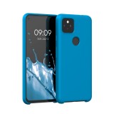 Husa pentru Google Pixel 5a, Silicon, Albastru, 55207.224, kwmobile, Carcasa