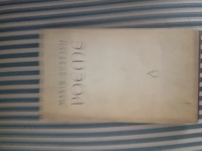 Marin Sorescu Poeme, ed. princeps, tiraj 1580 exemplare