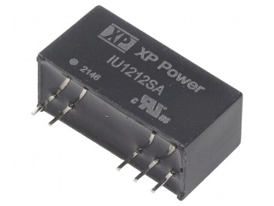 Convertor DC/DC 2W 9-18V la 12V 167mA SIP IU1212SA foto