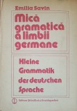 Mica gramatica a limbii germane - Emilia Savin