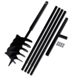 Cumpara ieftin Burghiu de sol cu maner 200 mm cu tub prelungitor 5 m, otel