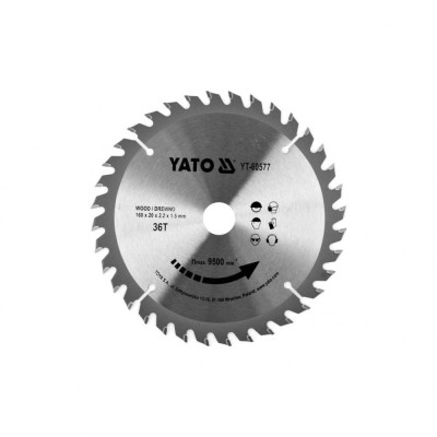 Disc circular pentru lemn 160X36TX20 mm Yato YT-60577 foto
