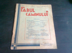 REVISTA FARUL CAMINULUI SEPTEMBRIE 1933 foto