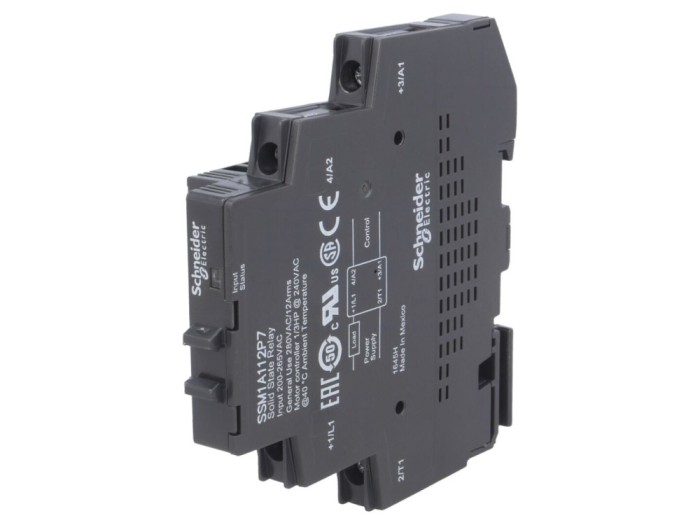 Releu semiconductor 12A 24&divide;280VAC