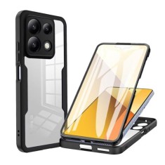 Husa pentru Xiaomi Poco X6 Pro + Folie - Techsuit ColorVerse 360 Series - Black