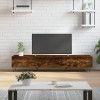 VidaXL Dulap TV, stejar fumuriu, 150x36x30 cm, lemn prelucrat 829153