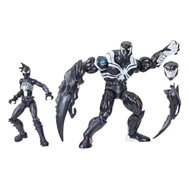 Venom: Space Knight Marvel Legends Set 2 figurine articulate Marvel&#039;s Mania &amp; Venom Space Knight 15 cm