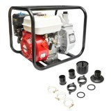 Cumpara ieftin Motopompa apa 6.5CP, 2 toli, 600 l/min, H ref 30m, motor benzina 4T