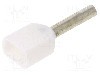 Terminal cu compresie, cablu 0.5mm2, cositorit, TE Connectivity - 966144-1