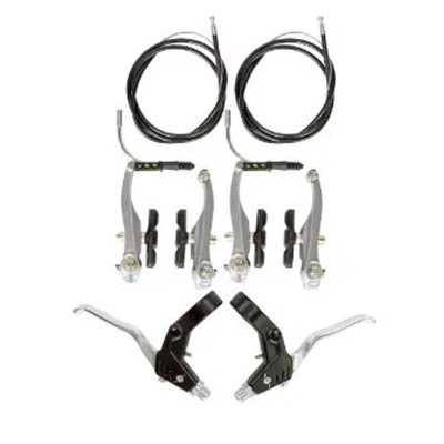 Set complet frana V-Brake - manete aluminiu, bicicleta, ARV-B08R50173.1 foto