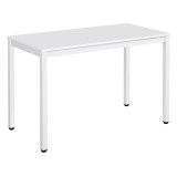 Masa pentru sufragerie/living, Artool, pal, metal, alb, 120x60x76 cm