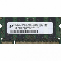 Memorie RAM laptop Sodimm Micron Technology 2Gb DDR2 667Mhz PC2-5300 1.8v foto