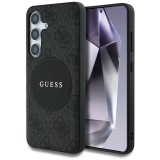 Husa pentru samsung galaxy s25 - guess 4g circle classic logo magsafe - black