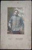 Fotografie tip CDV, Militar francez, inceput de secol XX