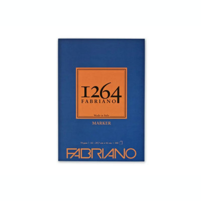 Bloc desen 1264 Marker A3 70gr 100 file fără spirală Fabriano foto