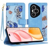 Husa personalizata fete Honor 400 Pro Asteroid GSM FlipCraft, bleu