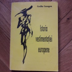 Cecilia Caragea - Istoria vestimentatiei europene (1995) moda modei costumului design vesmant fashion costum costumul Europa material tehnica istorie