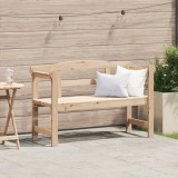 Bancă de exterior vidaXL 119x76x44 cm din lemn masiv de pin