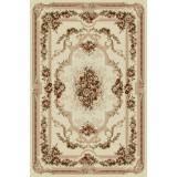 Covor Model Lotos 574-100, Marime 50 x 80 cm, Bej, Crem, Inaltime Fir 8 mm, Antialergic, Polipropilena, Living, Dormitor, Sufragerie, Birou
