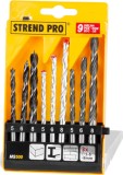 Set burghie Strend Pro MS500, 9 piese, pentru metal, lemn si zidarie