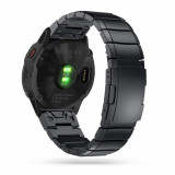 Curea Tech-Protect Steelband pentru Garmin Fenix 5/6/6 Pro/7 Negru