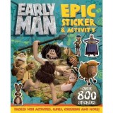 Carte activitati Epic Sticker &amp; Activity, 48 pagini, Peste 800 stickere, Jocuri, Puzzle-uri, Colorat, Varsta 9-12 ani
