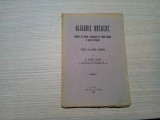 GLIGORIE UREACHE - Studiul de Istorie Literara - Giorge Pascu - Iasi,1920, 42p., Humanitas
